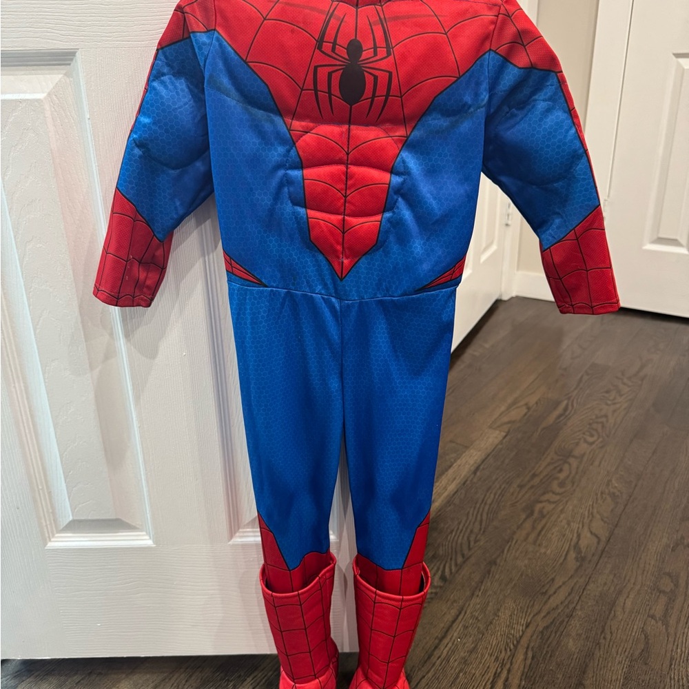 Kids Spider Man Superhero Costume - Blue and Red